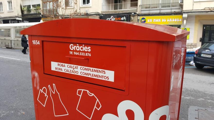 Xàtiva recogió 50 toneladas de ropa usada con fines solidarios en 2017