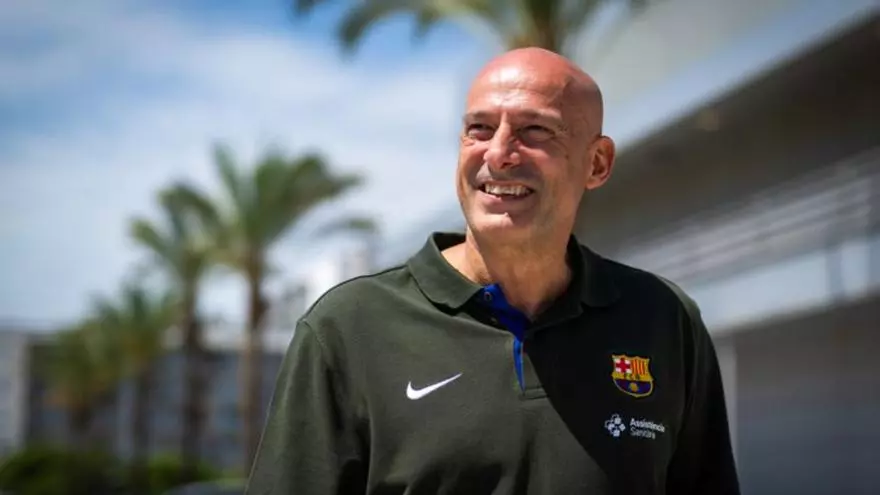 Tino Pérez: "Entrenar al Barça es un reto incomparable en este momento"