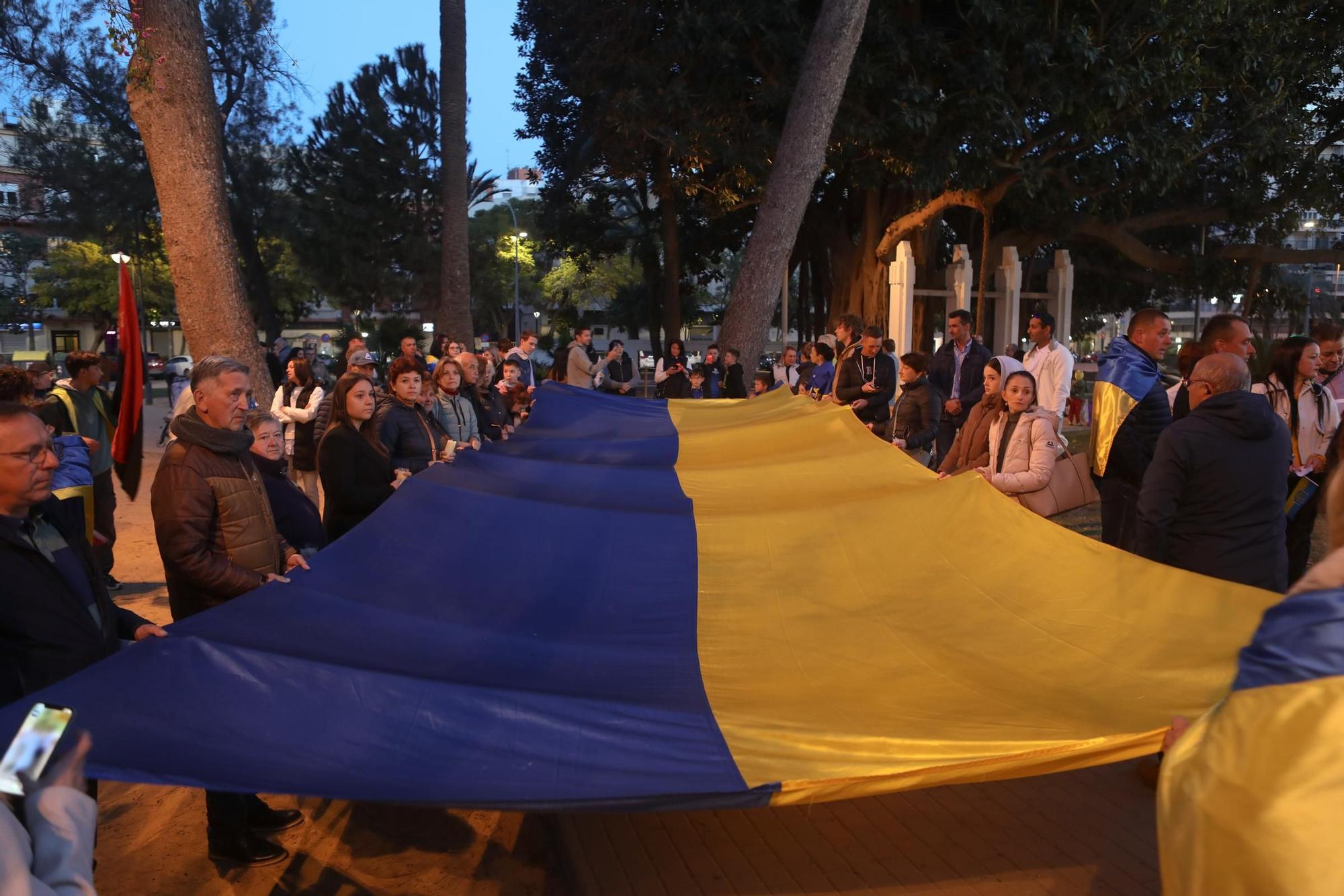 FOTOS: La Región sale a la calle en el segundo aniversario de la invasión de Rusia a Ucrania.