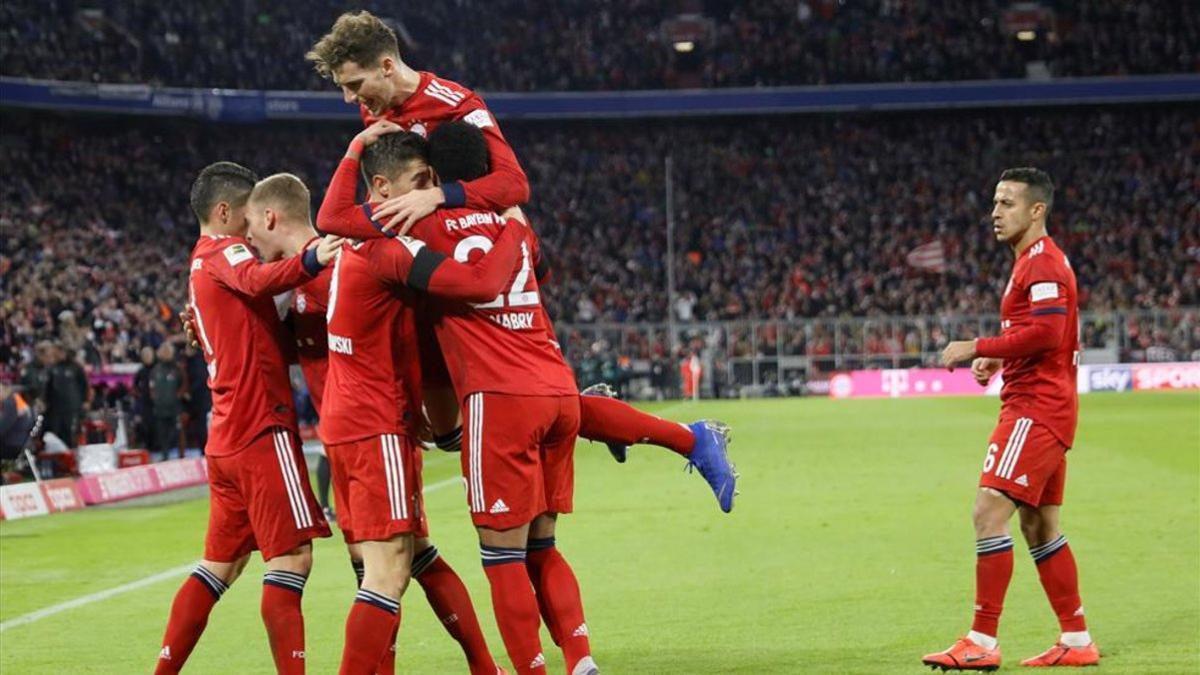 El Bayern no falló en el Allianz Arena