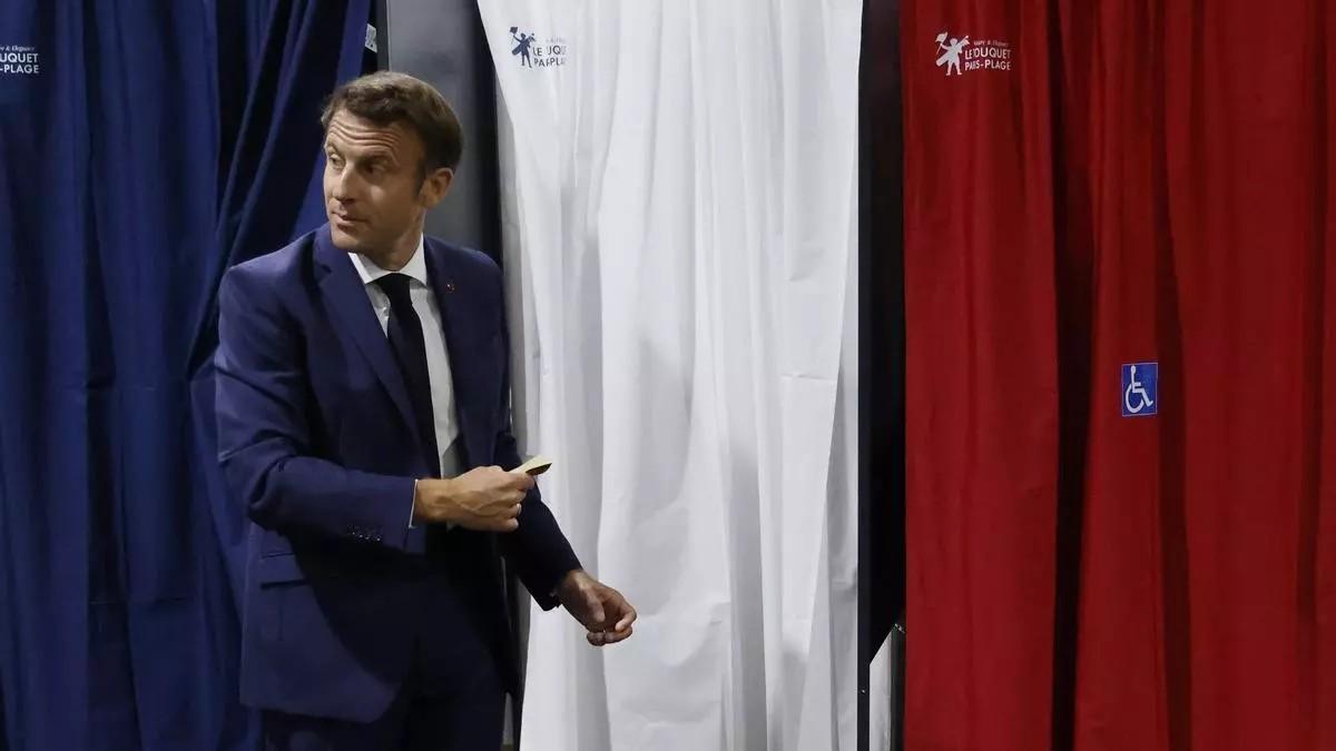 Macron, en la Asamblea Nacional Francesa
