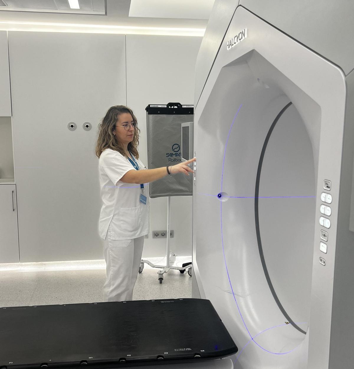 Sonia Gimeno, supervisora de Oncología Radioterápica.