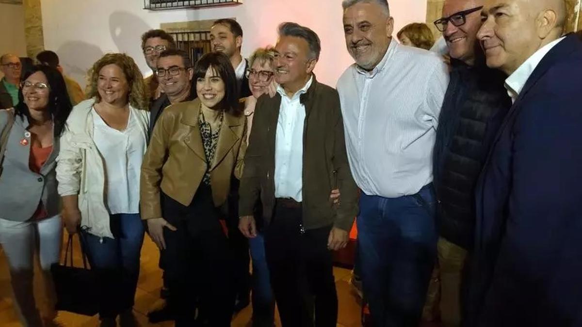 Diana Morant junto a alcaldes y concejales de la Marina Alta