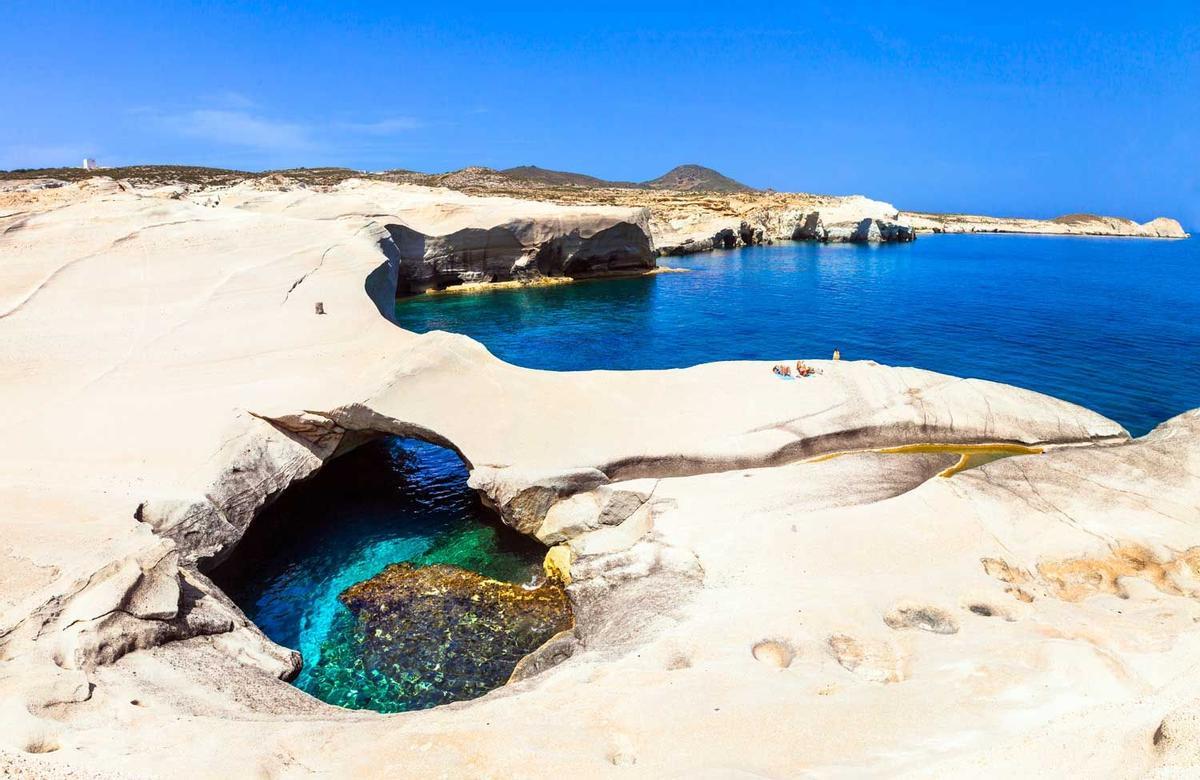 Playa Sarakiniko, Grecia