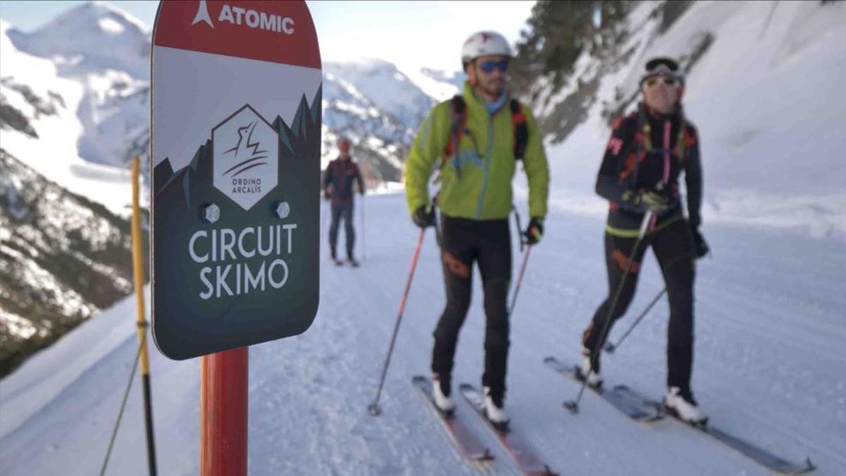 Circuito señalizado de Skimo de ordino Arcalís