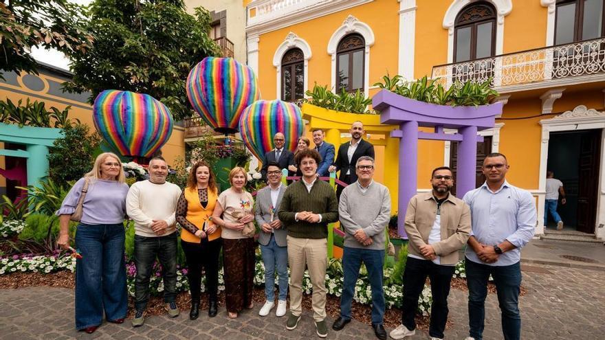 La primavera vuelve a florecer en el casco histórico con la inauguración de la sexta edición de 'Gáldar en Flor'