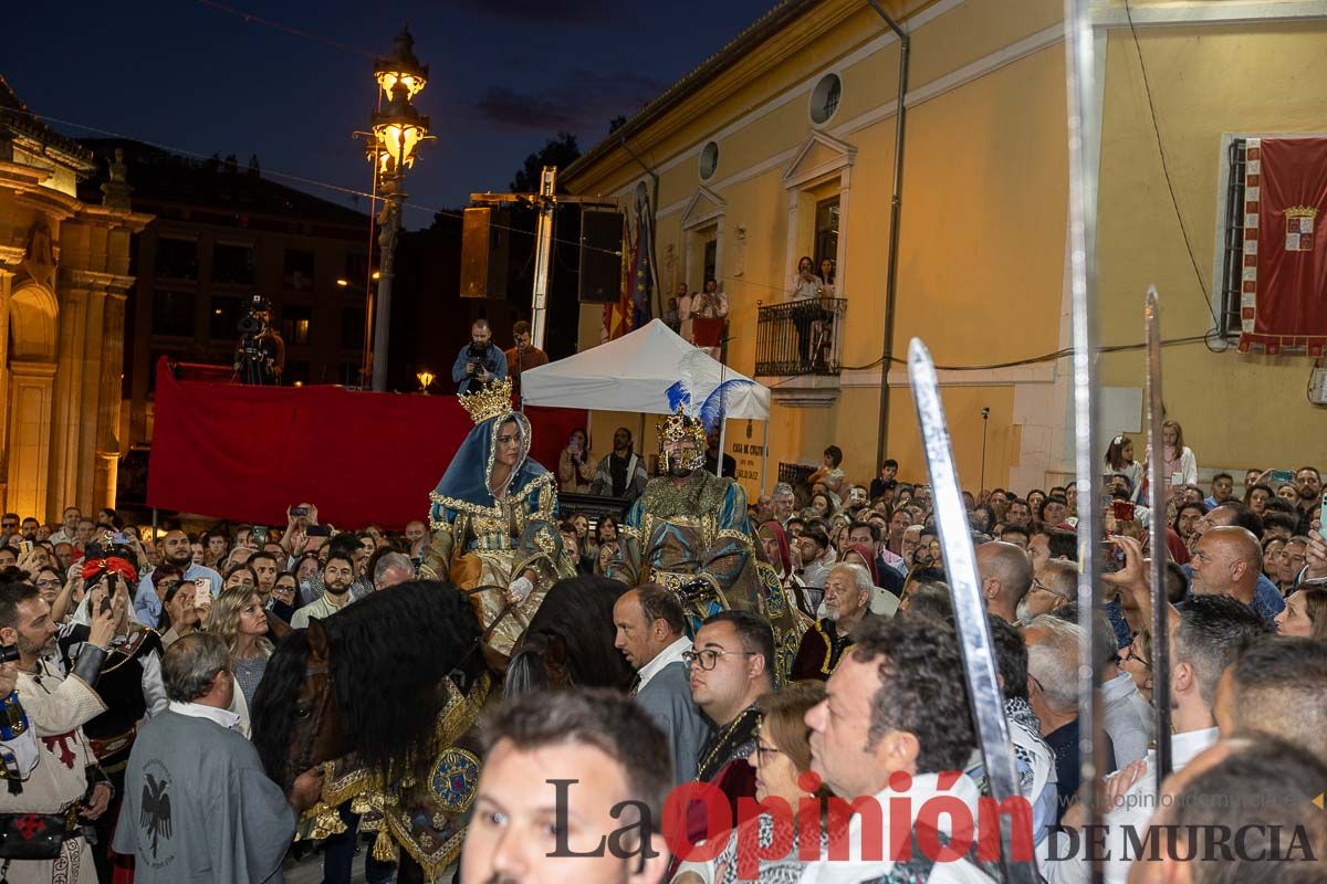 Procesión del Baño y parlamento en las Fiestas de Caravaca