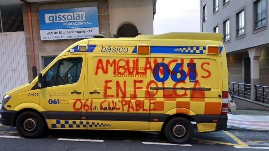 Denuncian &quot;sabotajes&quot; contra seis ambulancias del 061 en Galicia