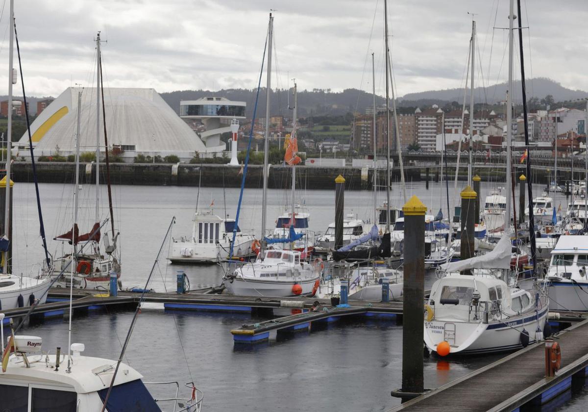 El puerto deportivo de Avilés, en una imagen de archivo.