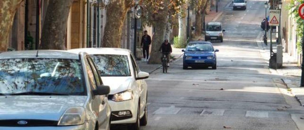 Sóller quiere aminorar la velocidad de los coches.