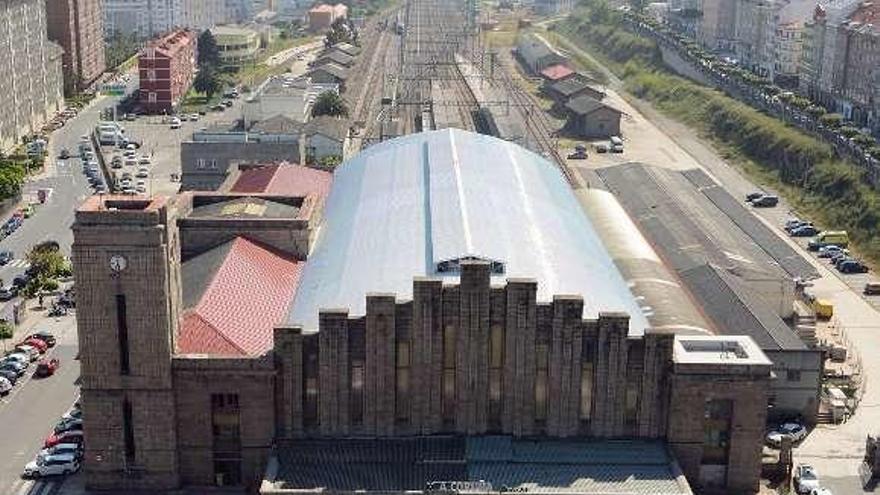 Estación de San Cristóbal, que albergará la intermodal.