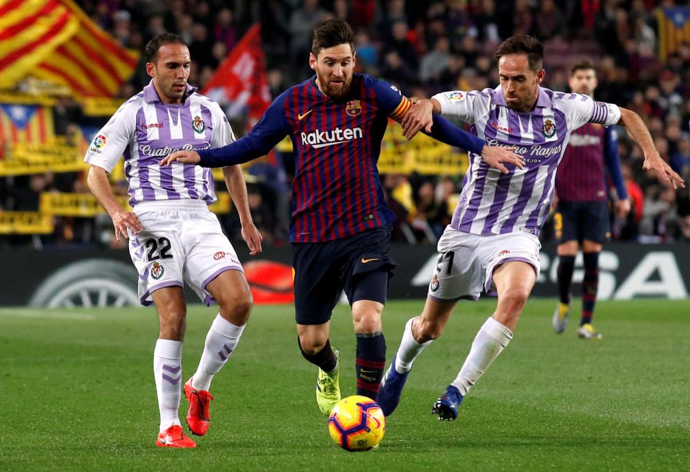 Las imágenes del Barcelona - Valladolid