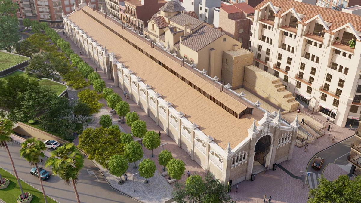 Panorámica del mercado