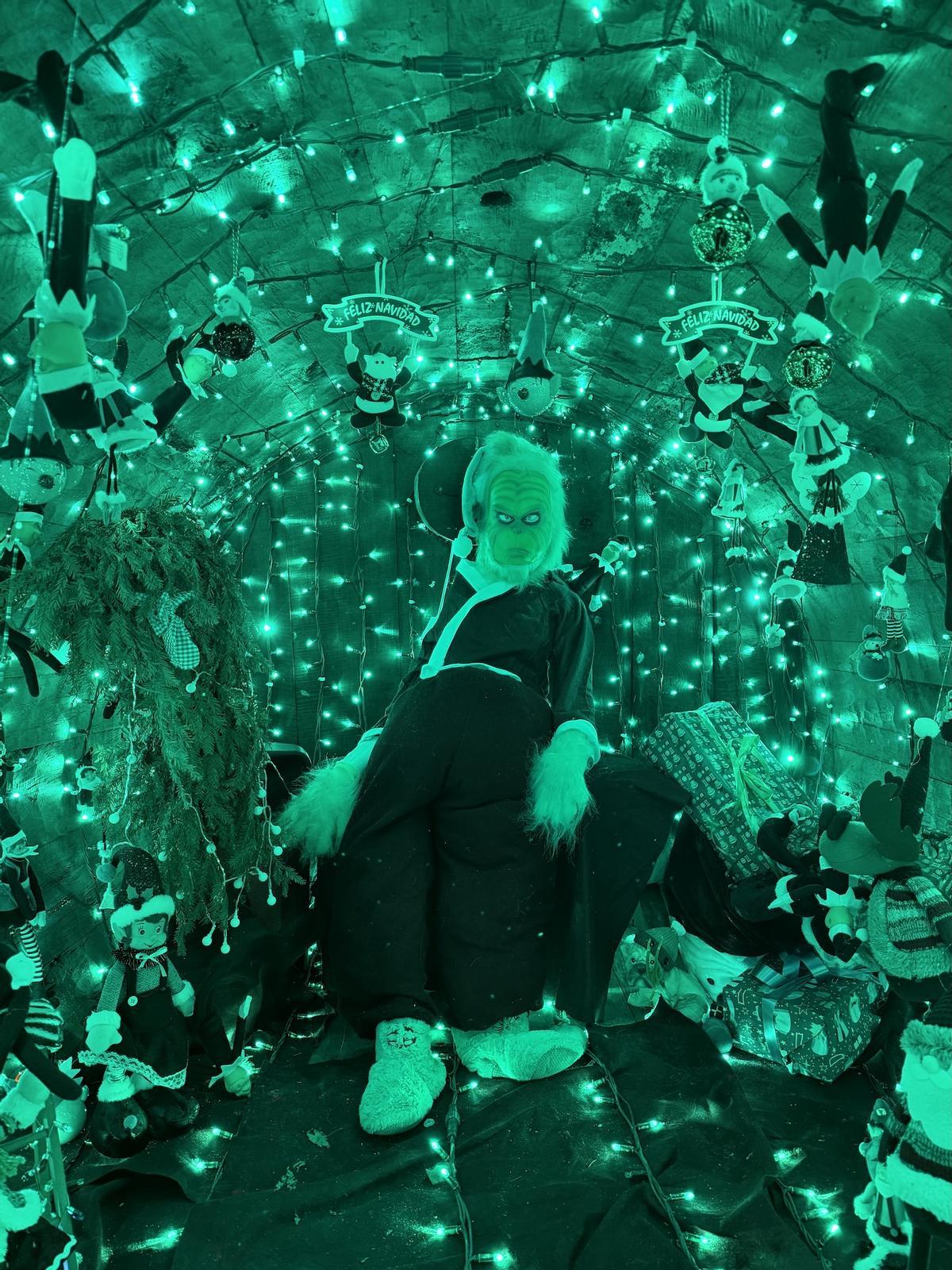 Así es la espectacular decoración navideña del pueblo de Andrín (Llanes)