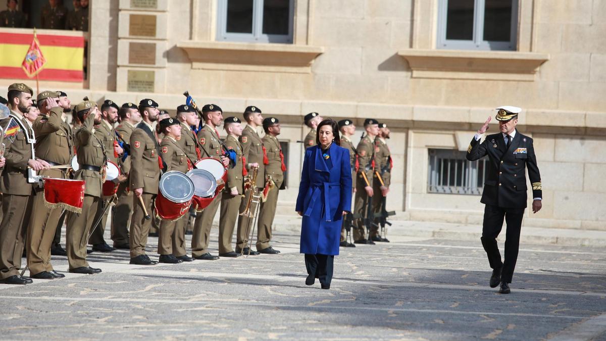 La ministra de Defensa, Margarita Robles, en Toledo.