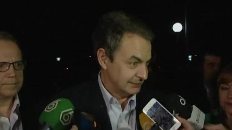 Zapatero: "Ahora es momento de tener paciencia,