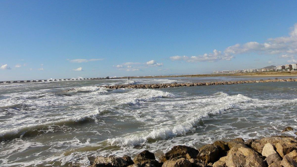 Playa de La Mota de Sant Pere, en Cubelles (Garraf)