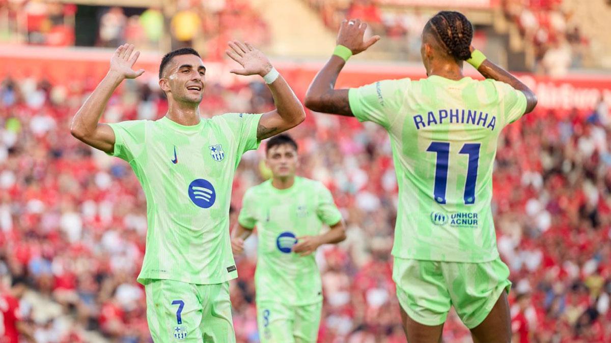 El 1x1 del Barça ante el Mallorca