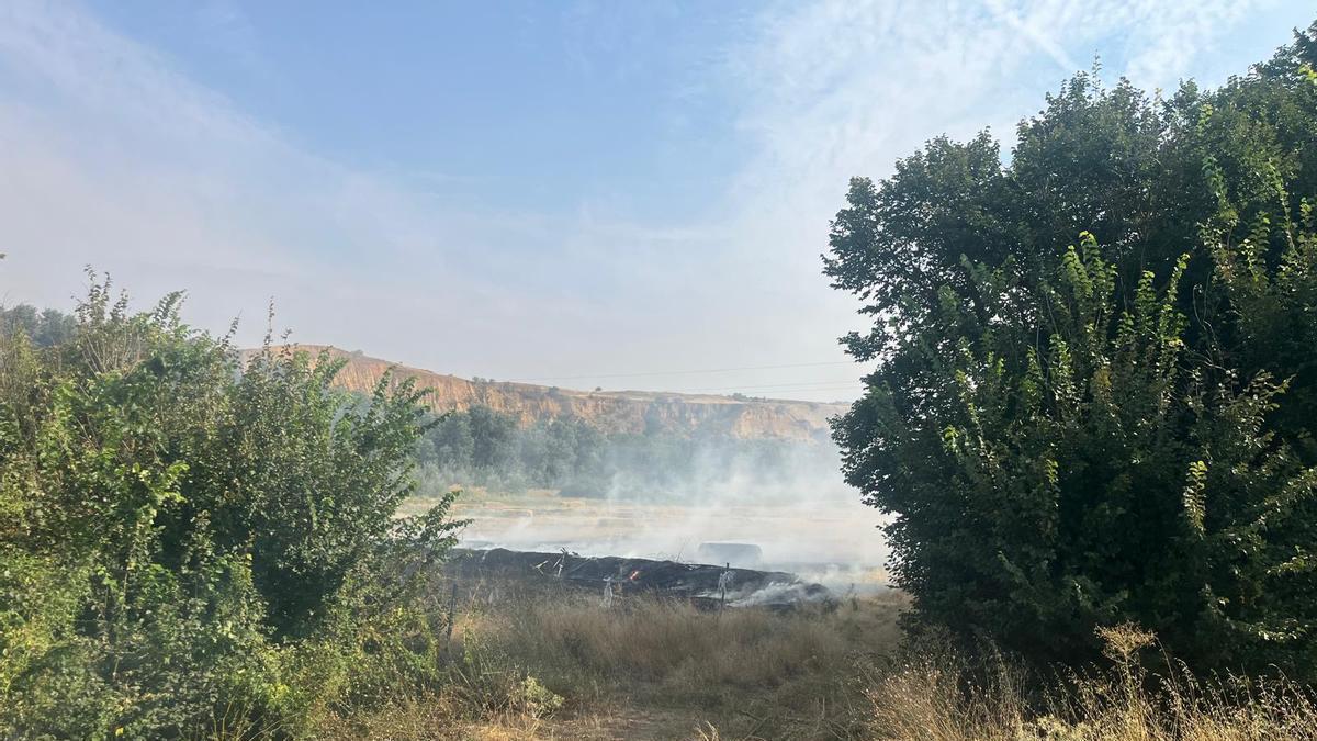 Incendio forestal en Toro