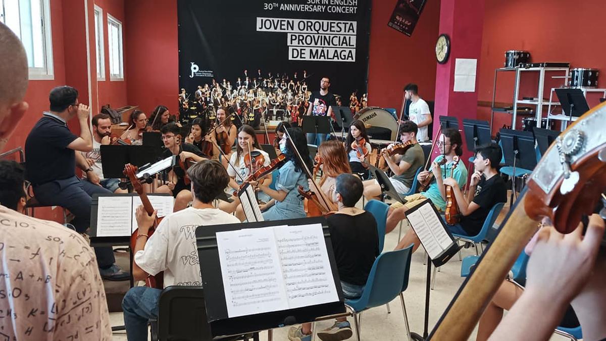 Ensayo de la Joven Orquesta Provincial de Málaga