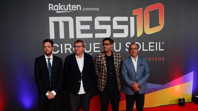 Las imágenes de la alfombra roja de Messi 10 - Los cuatro directores de diarios deportivos en España (Ernest Folch, Santi Nolla, Juan Ignacio Gallardo y Vicente Jiménez)