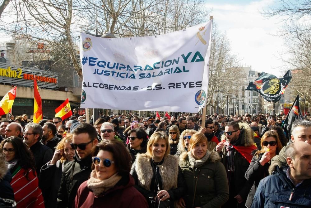 Manifestación de Jusapol en Zamora