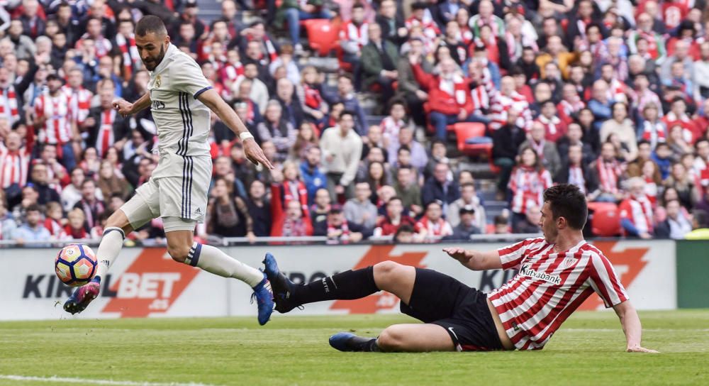 Las mejores imágenes del partido entre el Athletic y el Real Madrid en San Mamés.