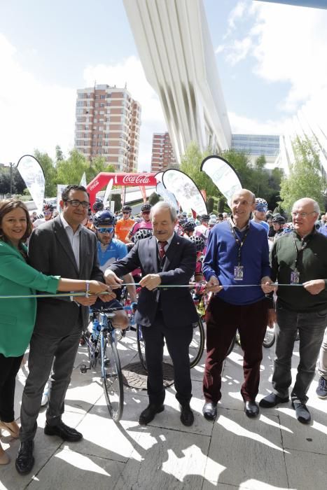 Primera etapa de la 61.ª edición de la Vuelta a Asturias: Oviedo-Pola de Lena