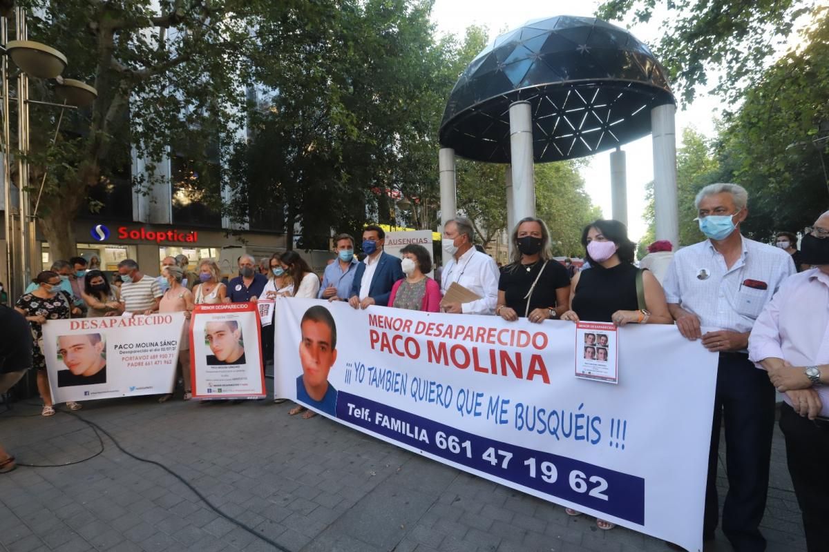 Concentración en recuerdo del desparecido Paco Molina