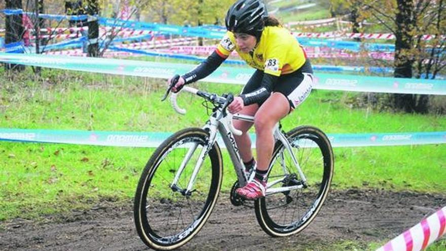 Lucía González, durante la disputa el domingo del GP de Alcobendas.| fmc