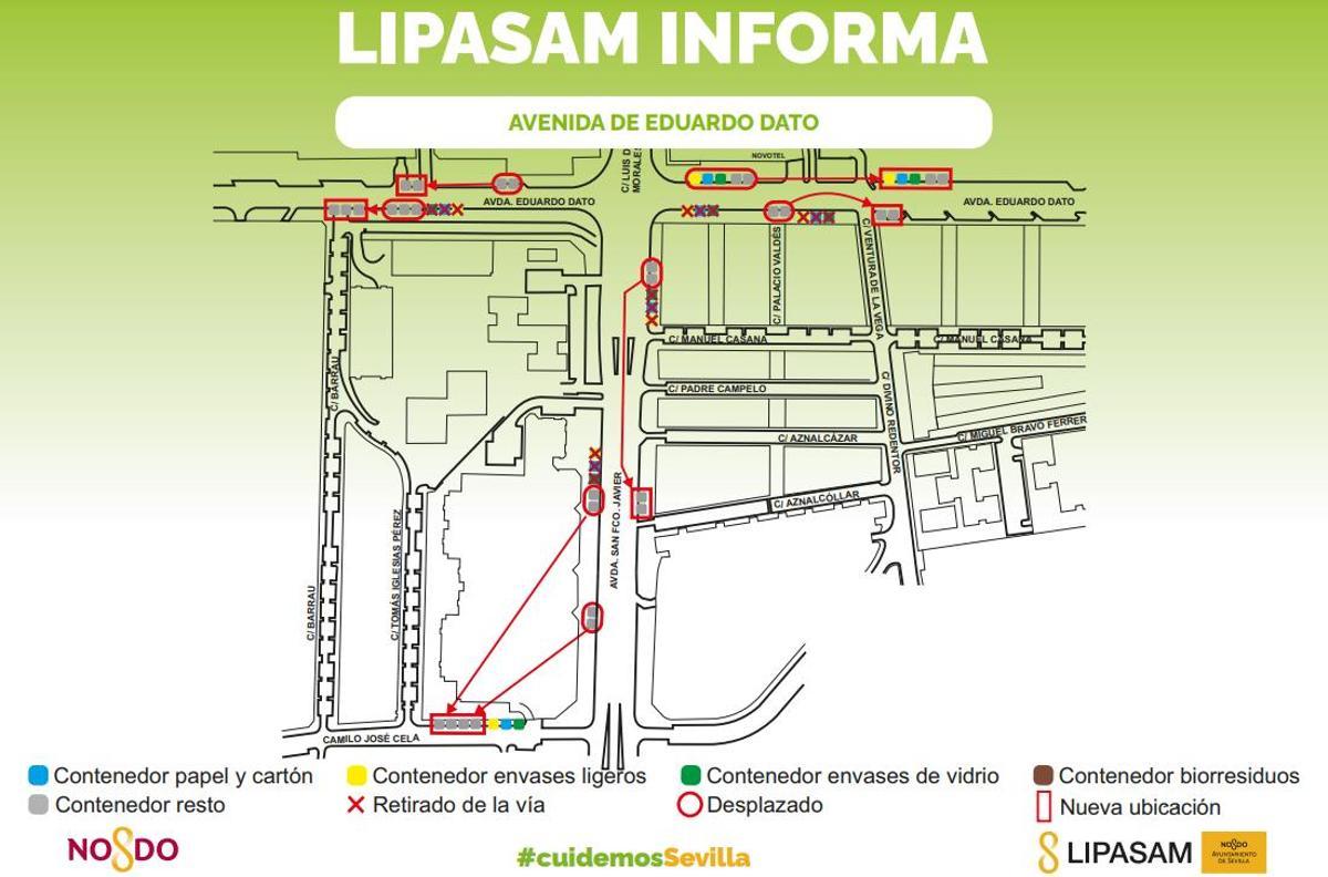 Nueva ubicación de contenedores de Lipassam