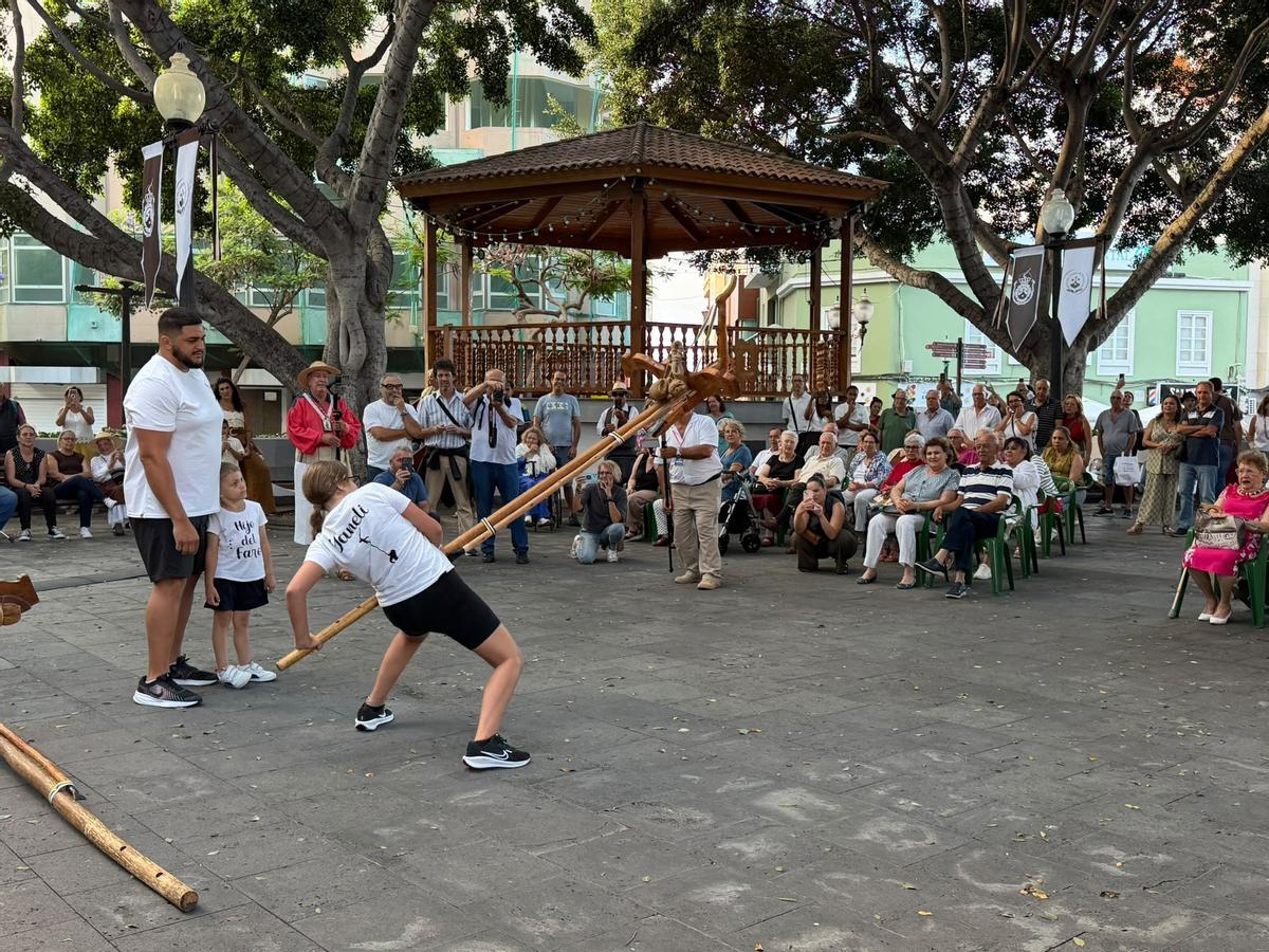 Romería del Carmen en el barrio de San Gregorio, en Telde