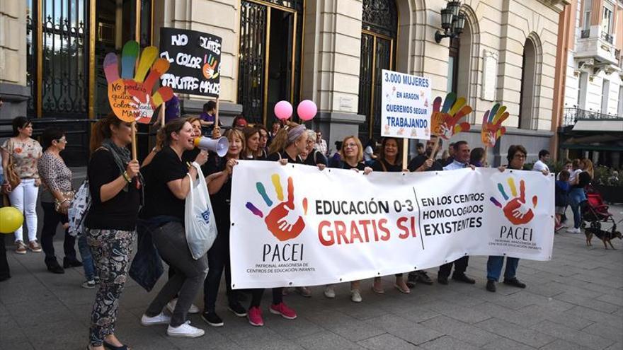 protesta de las escuelas infantiles privadas