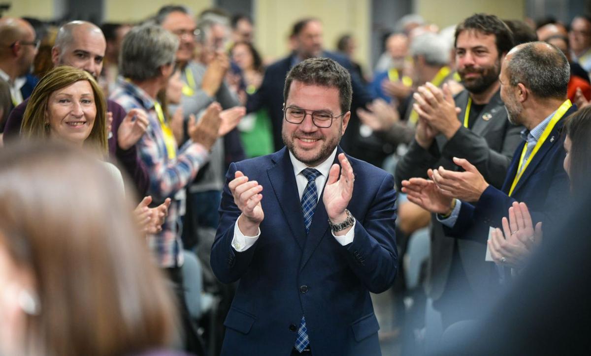 Aragonès promet una conselleria específica per al català si governa Aragonès promet una conselleria específica per al català si governa