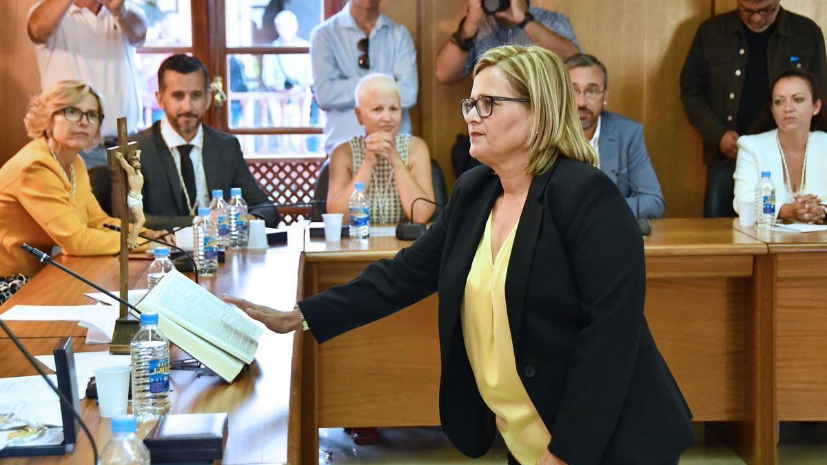 Francisca Quintana durante su toma de posesión en 2019.