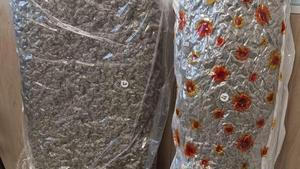 Marihuana requisada al conductor de lAP-7 en La Jonquera