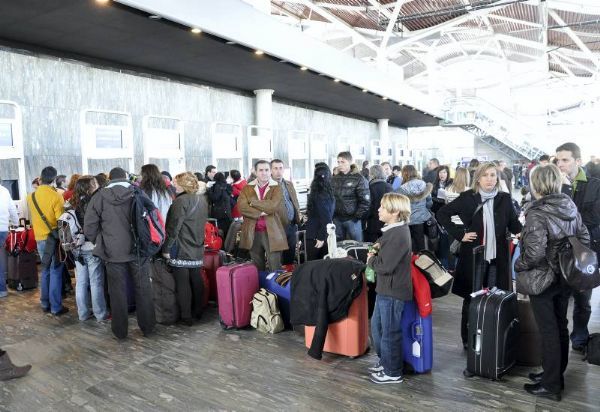 La huelga en el Aeropuerto de Zaragoza