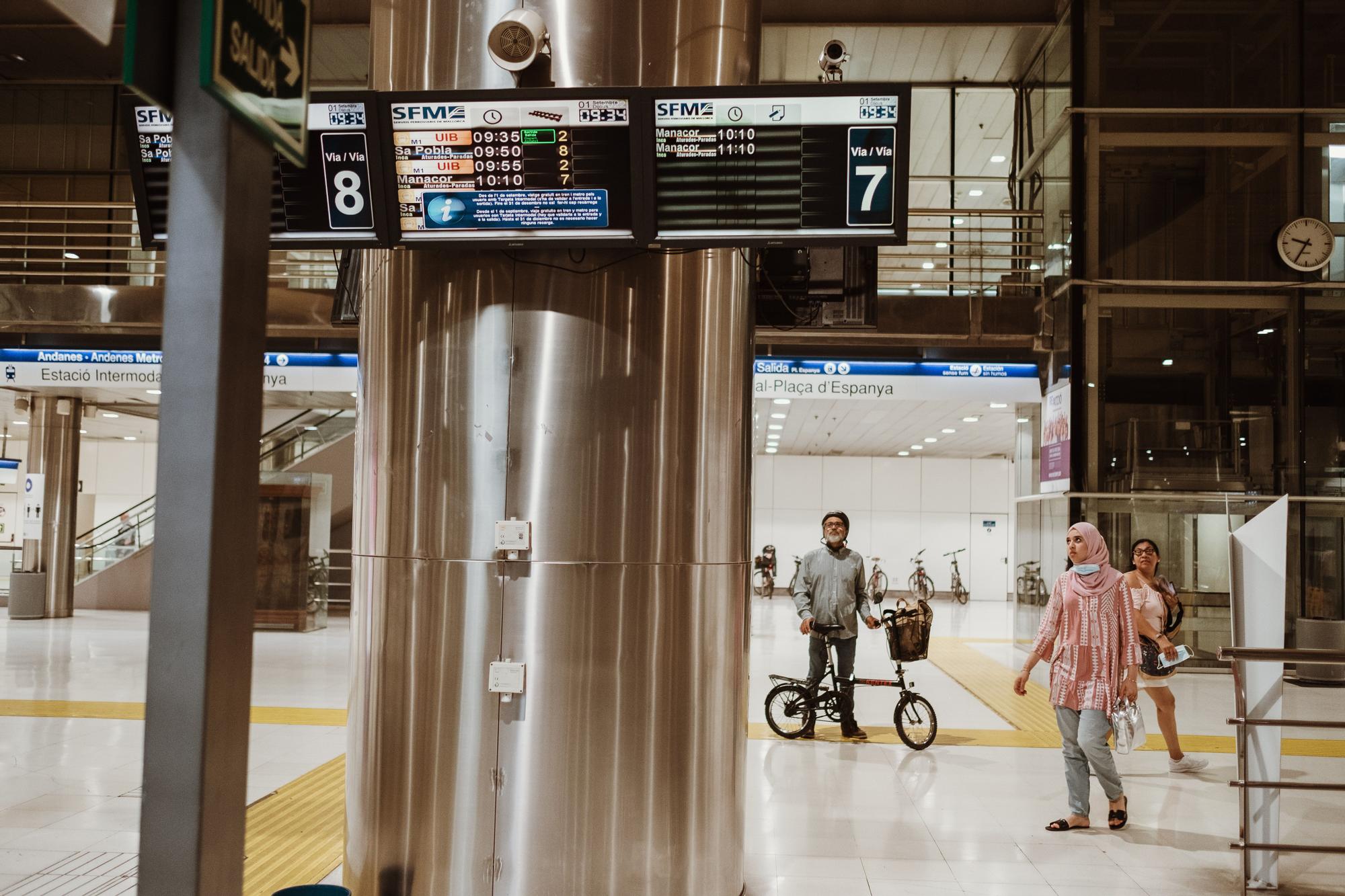 Primer día de tren gratis en Mallorca