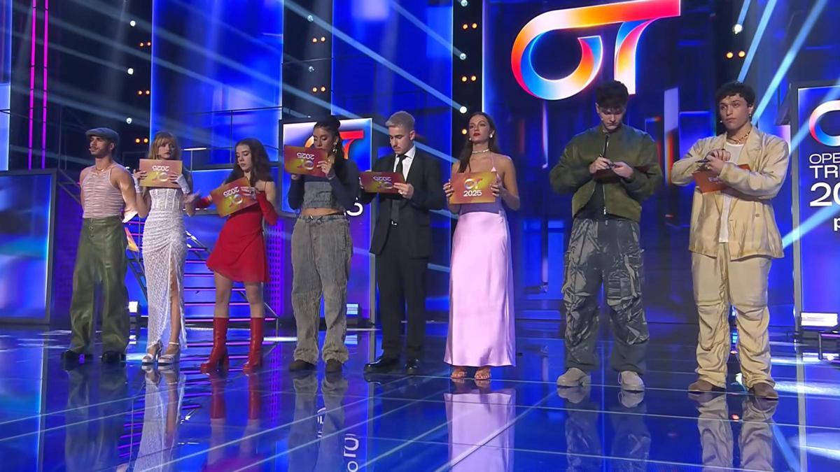 Los salvados de la gala 6 de OT 2025.