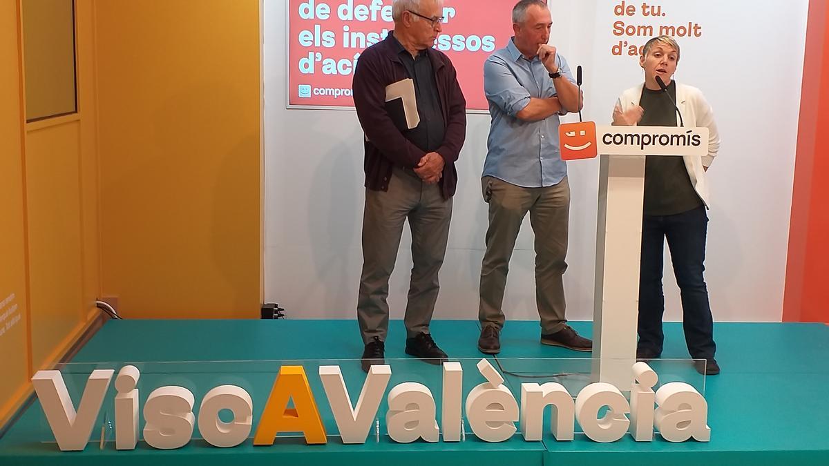 Ribó, Baldoví y Robles han valorado los presupuestos generales y autonómicos para València.