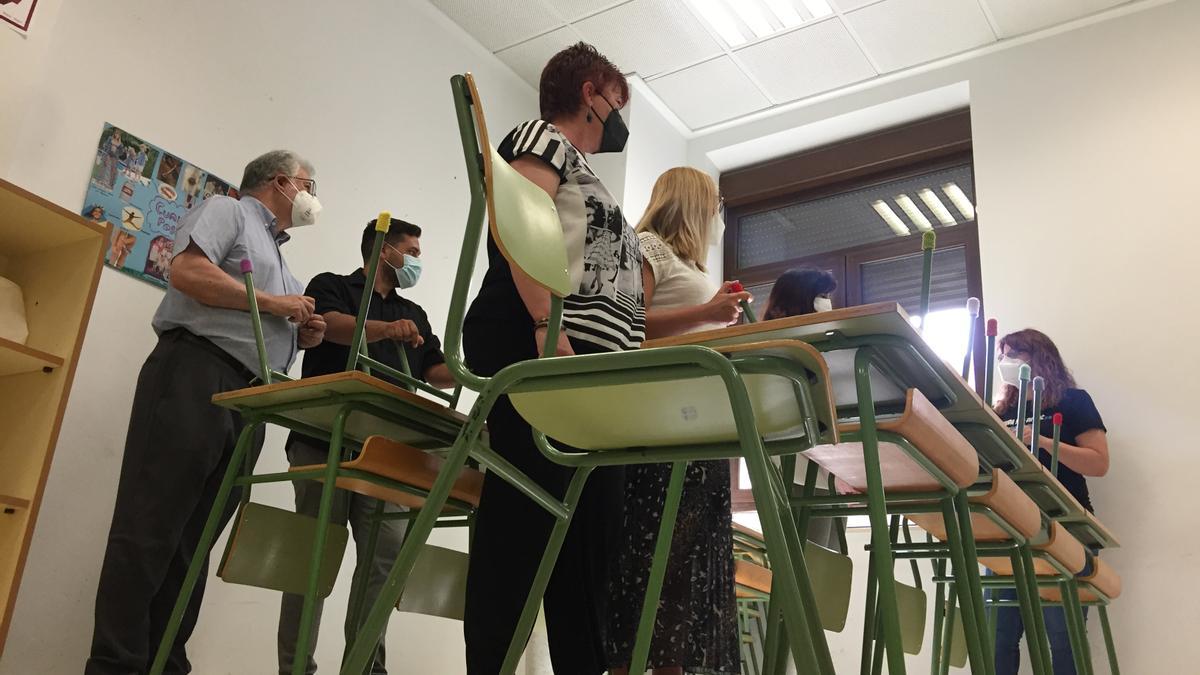 La presentación de la campaña inclusiva durante el pasado verano en un colegio de Petrer.