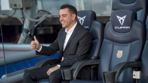 En mans de Xavi Hernández