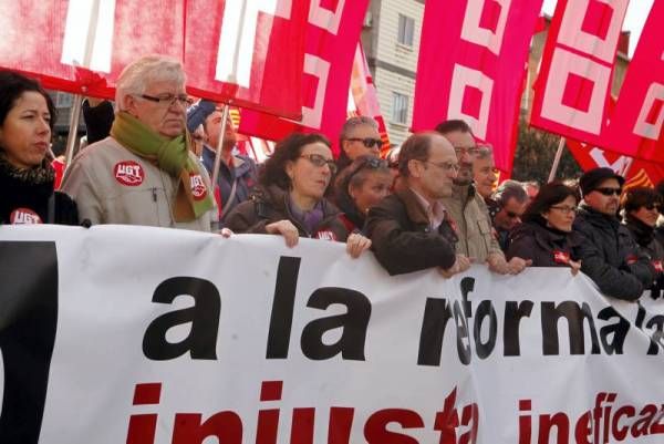 Las imágenes de la manifestación en Zaragoza