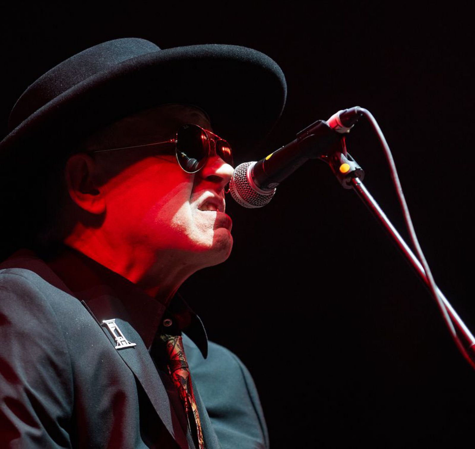 Julián Hernández, líder de Siniestro Total, ayer en el Wizink Center // M.O.