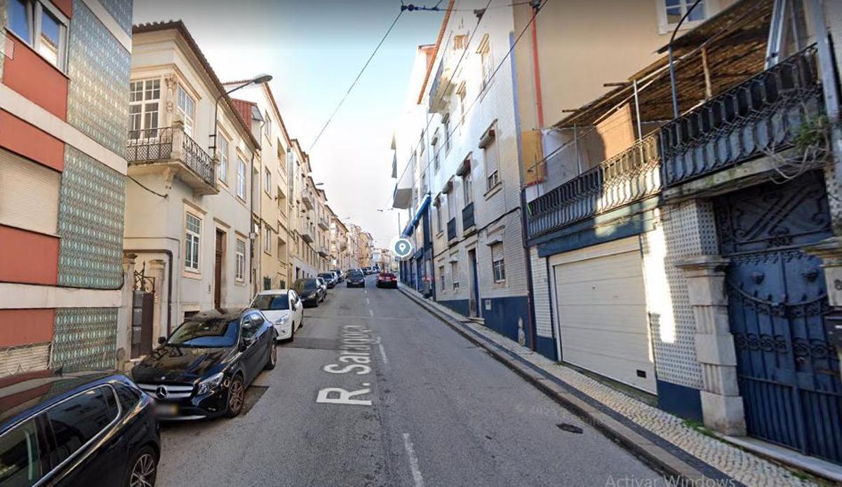 Rua da Saragoça en Coimbra