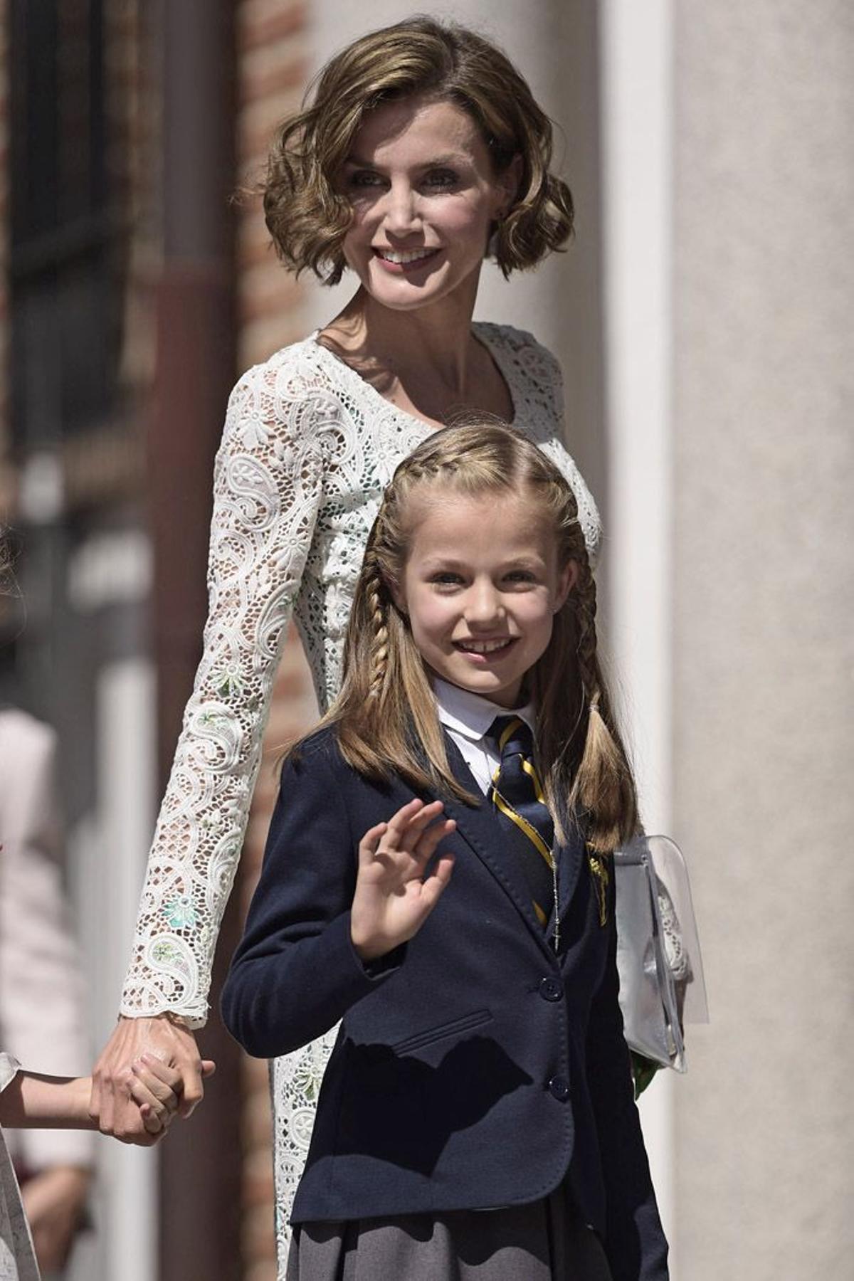 La princesa Leonor, en su Primera Comunión