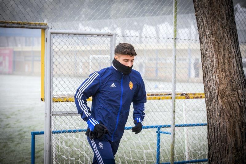 Entrenamiento del 13 de enero del Real Zaragoza