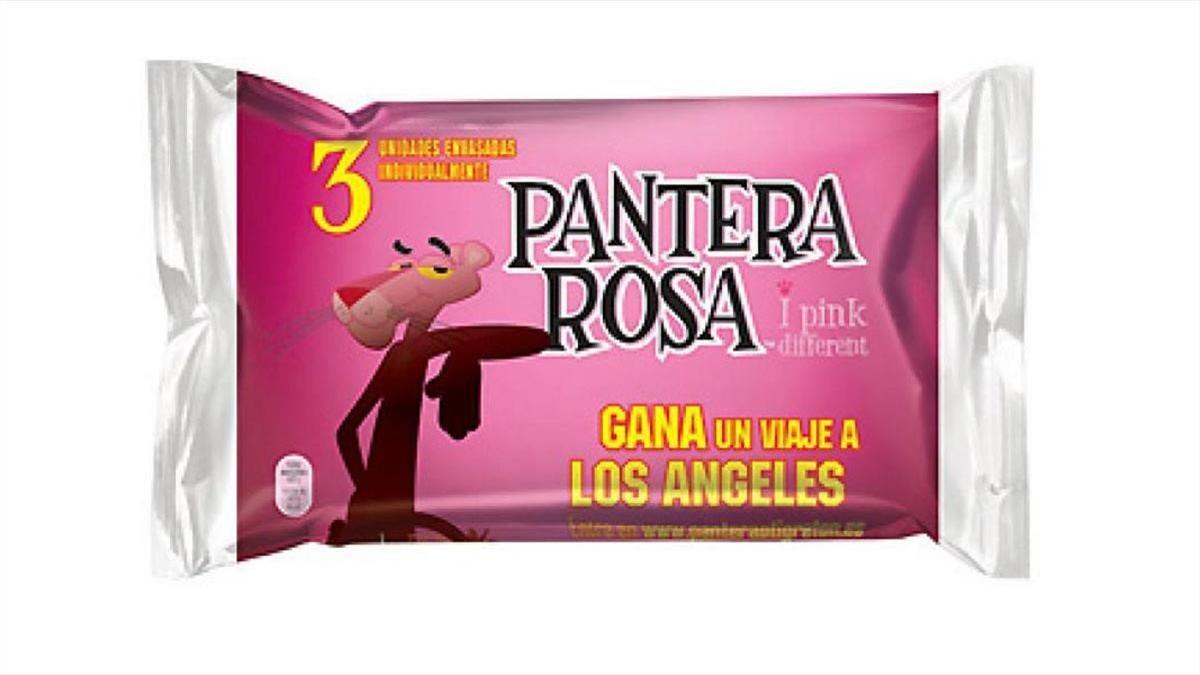 La &quot;Pantera Rosa&quot;, uno de los pastelitos más emblemáticos de la generación EGB.