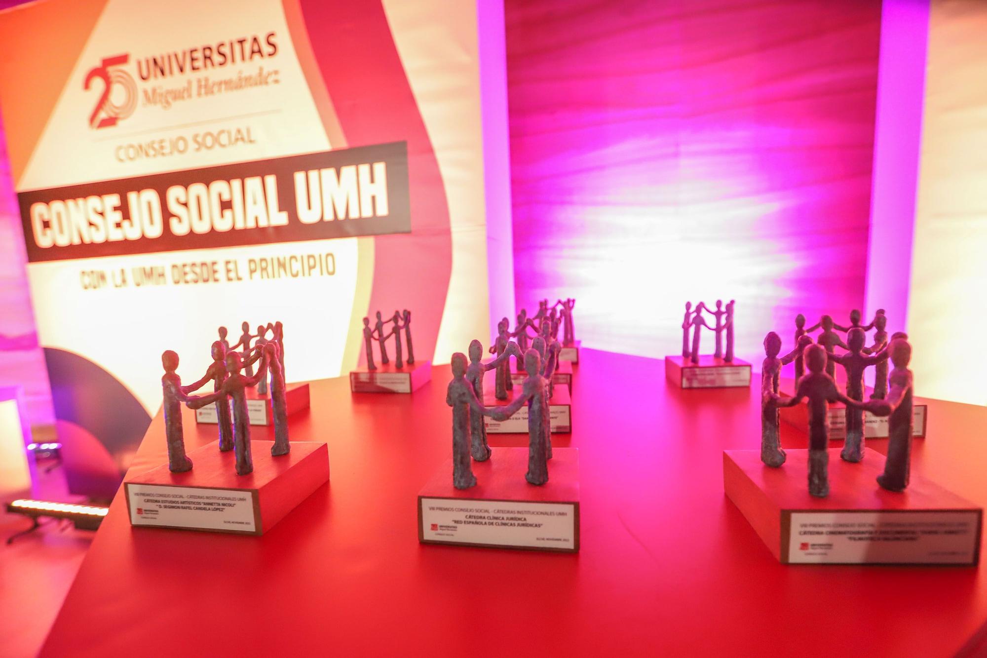 VIII PREMIOS CONSEJO SOCIAL CÁTEDRAS INSTITUCIONALES UMH ELCHE