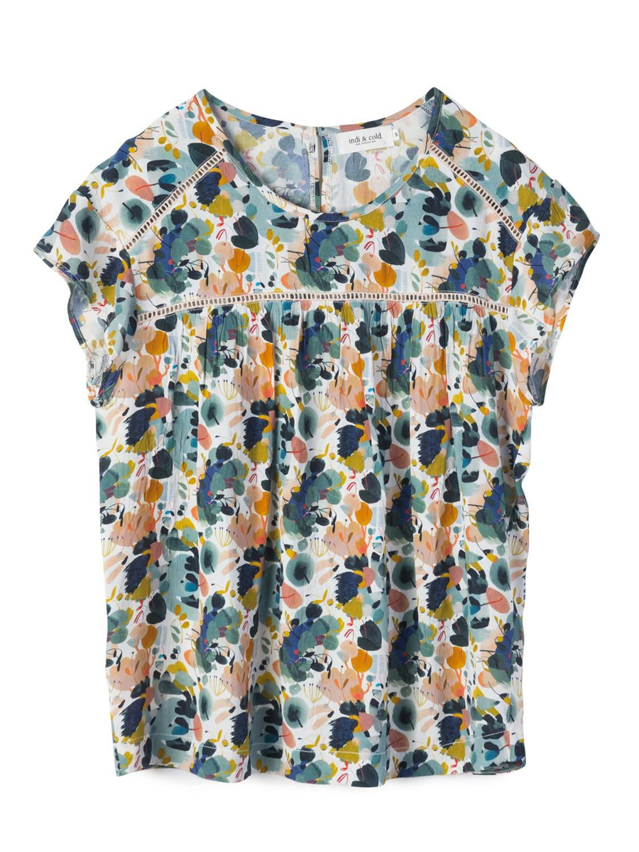Blusa estampada de Indi & Cold